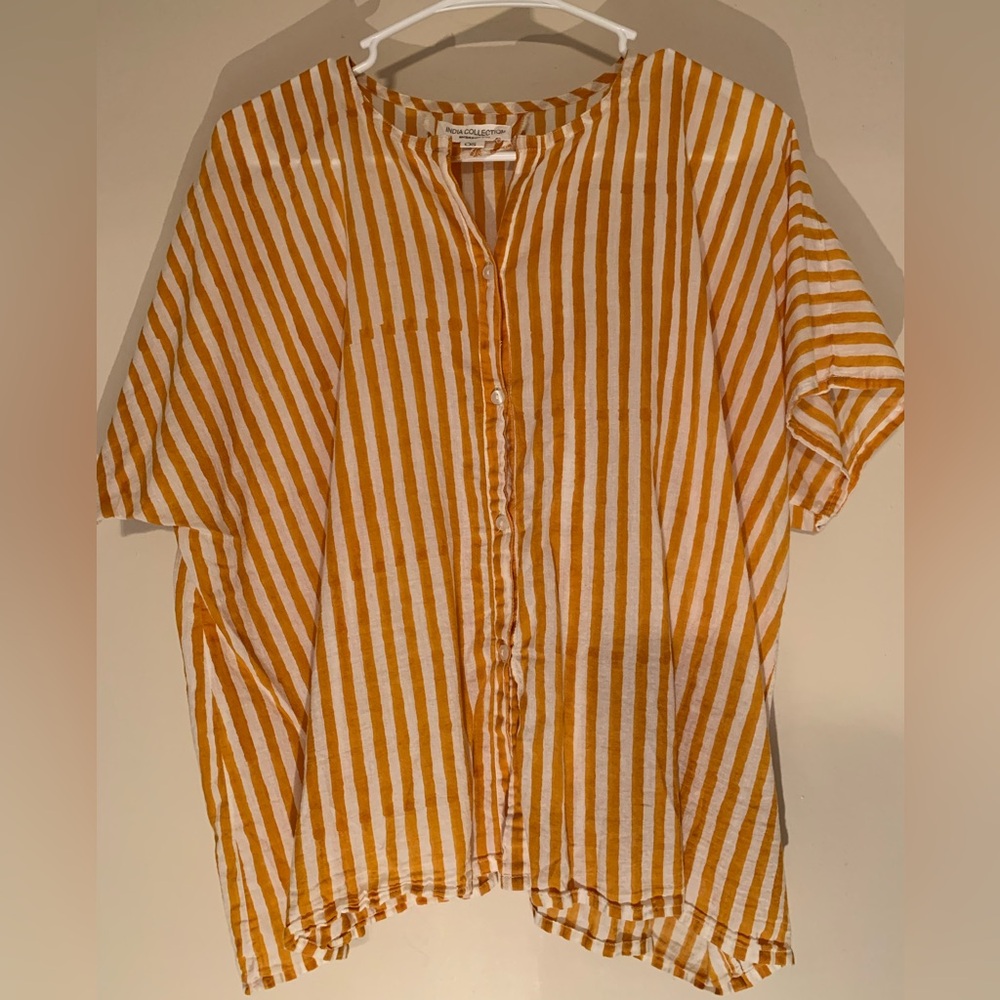 Emerson Fry India Collection hand printed button down